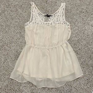 Forever 21 Cream Tank Blouse